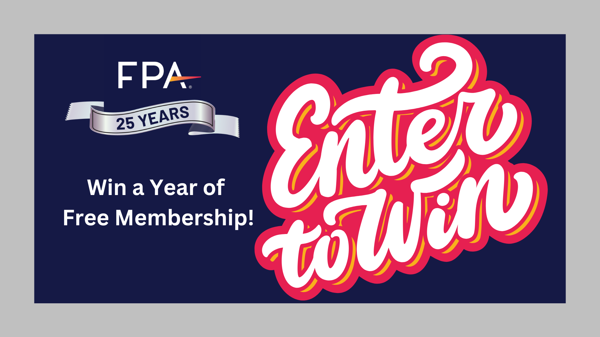 25th Anniversary Landing Page Images raffle